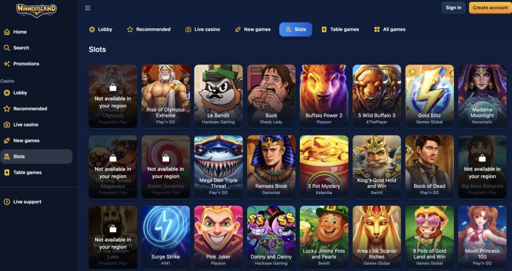 Best credit card casino for Slots & Live Casino